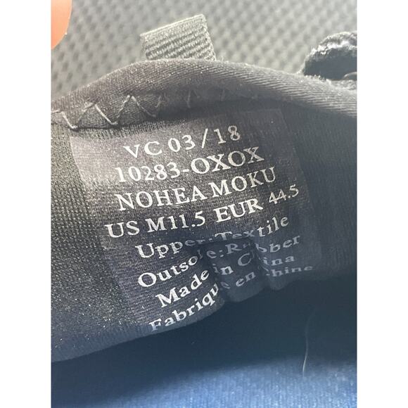 Olukai Men's Nohea Moku Mesh Black Slip Ons Boat Shoes Mens 11.5 - Picture 10 of 10